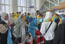 Jemaah Kloter BTH 13 Telah Tiba di Madinah