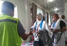 Dilepas Gubernur Kloter BTH 19 Jambi menuju Tanah Suci