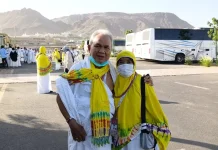 Jemaah Calon Haji Jambi Kloter BTH 13 Hari Ini Bertolak dari Madinah ke Makkah