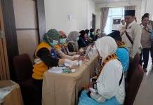 247 JCH Kloter 22 Kerinci Tiba di Asrama Haji Jambi, Jalani Layanan Terpadu