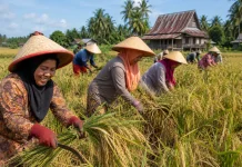 Tradisi “Ngetam” di Jambi, Gotong Royong Panen Padi yang Mulai Jarang Diketahui