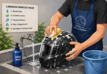 Cara Mencuci Helm agar Tetap Bersih dan Awet