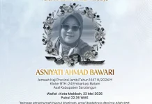 Jemaah Haji Kloter BTH 24 Asal Sarolangun Wafat di Makkah