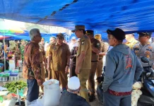Wabup Junaidi Sidak Pasar Rakyat Sengeti, Pastikan Harga Bahan Pokok Stabil