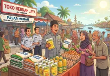 Bupati Tanjabbar Gelar Pasar Murah dan Evaluasi Kelangkaan Minyakita