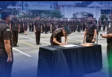 Kajati Jambi Lantik 170 ASN  Sewilayah Kejati Jambi