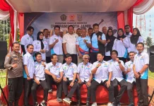 Gebrakan Perpani Kota, Lantik Pengurus Siap Ciptakan 3.000 Anak Kota Jambi Memanah
