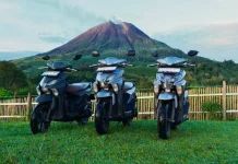 Yamaha GEAR ULTIMA Sukses Tembus Kaki Gunung Sinabung walau Lewati Jalur Ekstrem