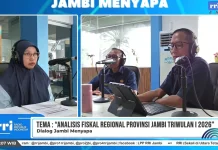 Pendapatan Negara Jambi pada Triwulan I 2026 Tumbuh 80,46 Persen