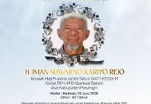 Iman Suwarno Jemaah Haji Asal Merangin Wafat akibat Serangan Jantung
