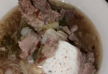 Sop Tulang Sapi Lunak dan Gurih