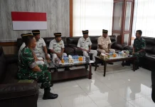 Silaturahmi Kuat antara TNI dan PPAD Jambi