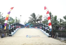 BBS Resmikan Jembatan Bentari di Desa Betung Kumpeh