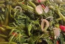 Tumis Kangkung Cabai Merah praktis
