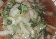 Tumis Sawi Putih yang Praktis