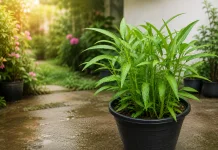 Cara Praktis Menanam Kangkung di Pot