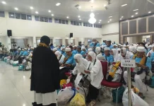 Jemaah Kloter BTH 19 Telah Tiba di Jambi