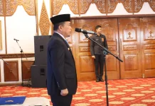 Kukuhkan Pejabat BPKP, Gubernur Pertegas Komitmen Bersama Kawal Keuangan Daerah