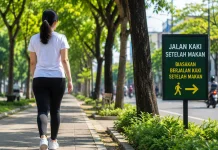 Jangan Langsung Rebahan! Jalan Kaki setelah Makan Punya Segudang Manfaat