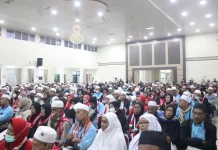 Wagub Jambi Sambut Kepulangan 443 Jamaah Haji Kloter BTH 21
