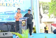 Polda Jambi Gelar Olahraga Bersama TNI - Polri dan Masyarakat