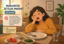 Perhatikan Habis Makan Mengantuk dan Tertidur