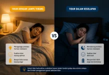 Tim Tidur Gelap atau Lampu Nyala? ternyata Ada yang Lebih Sehat