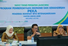 BPJS Ketenagakerjaan Matangkan Persiapkan Launching Program PEKA di Jambi