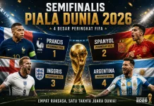 4 Top Ranking FIFA Semifinalis Piala Dunia 2026