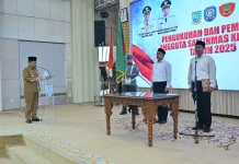 Satlinmas Kota Jambi Diperkuat untuk Antisipasi Gangguan Keamanan Lingkungan