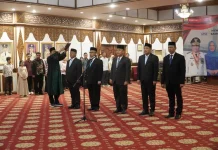 Gubernur Lantik Lima Pejabat Pimpinan Tinggi Pratama, Tekankan Penguatan Kinerja