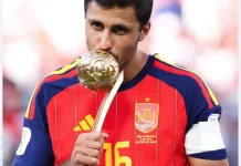 Kapten Spanyol Rodri Berhasil Dapatkan Bola Emas Piala Dunia 2026.