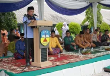 Gubernur Apresiasi Penyerahan Murid Baru Secara Adat Melayu Jambi SMAN1 Ma.Jambi