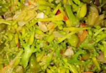 Resep tumis pedas kembang kates