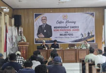 Koni Jambi Gelar Diskusi Bersama Insan Pers