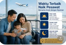 Memilih Waktu Terbaik Naik Pesawat Bersama Anak