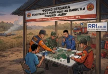 Perkuat Sinergi Lintas Sektor, BPBD Jambi Terjunkan Personel di 81 Posko Karhutla
