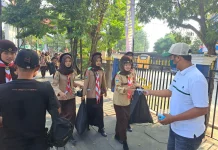 ADYA Group Bersma Ikatan Jurnalis Televisi Jambi Bagikan Masker Gratis