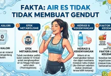 Anggapan yang Keliru bahwa Air Es Bisa Mengakibatkan Gendut