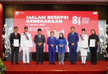 Malam Resepsi Kenegaraan,Gubernur Tekankan Peranan Generasi Muda