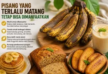 Pisang yang Terlalu Matang Tetap Bisa Dimanfaatkan
