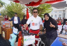 Danrem 042/Gapu Hadir di Semarak HUT RI ke 81, Sehat Bersama Jambi Semakin Maju