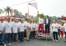 Jalan Santai Meriahkan HUT ke-81 RI, Gubernur Serukan Semangat Kebangsaan