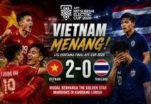Vietnam Hajar Thailand 2-0 di Leg Pertama Final Piala AFF 2026