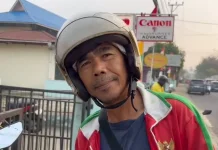 Kabut Asap di Kota Jambi Membuat Sebagian Orang Tua Siswa Khawatir