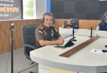 Kajari Muaro Jambi Imbau Warga Pakai Masker di tengah Kabut Asap