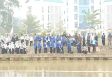 1.500 Bibit Ikan Mas Tebar di PBAK UIN STS Jambi