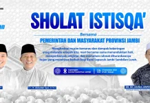 Undangan Terbuka Solat Istisqa, Gubernur : Bentuk Ikhtiar Mohon Hujan