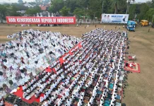 Ribuan Jemaah Ikuti Salat Istisqa di Lapangan Kantor Gubernur Jambi