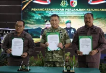 Perkuat Sinergi, Kejati Jambi dan Kodam XX/TIB Tandatangani PKS